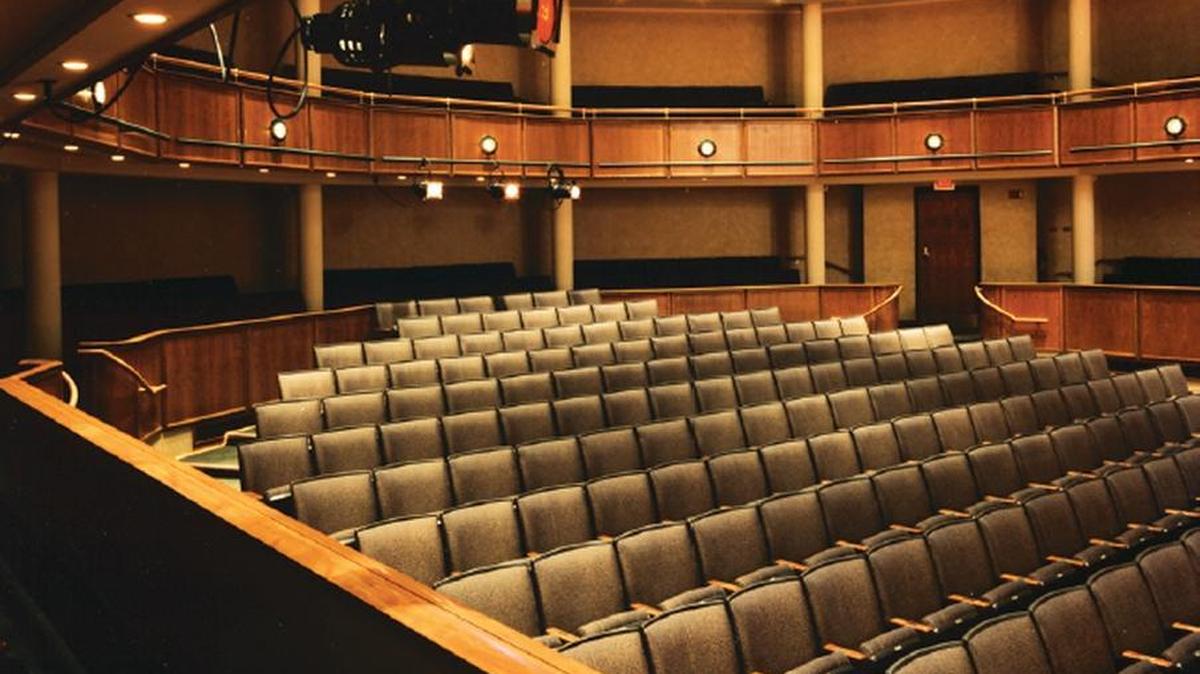 The house at the Arts Center of Coastal Carolina on Hilton Head Island. The house lighting system is in eventual need of repair, though the center is first asking for money to replace its stage lighting.