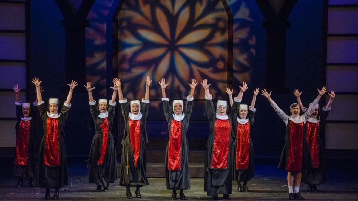 The cast of “Sister Act”