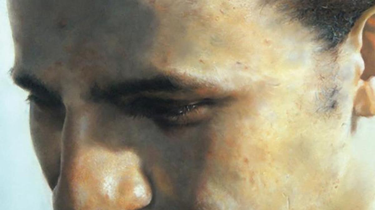 First place winner: "Undefined #2" a pastel by Tun Ping Wang, Long Island City, NY