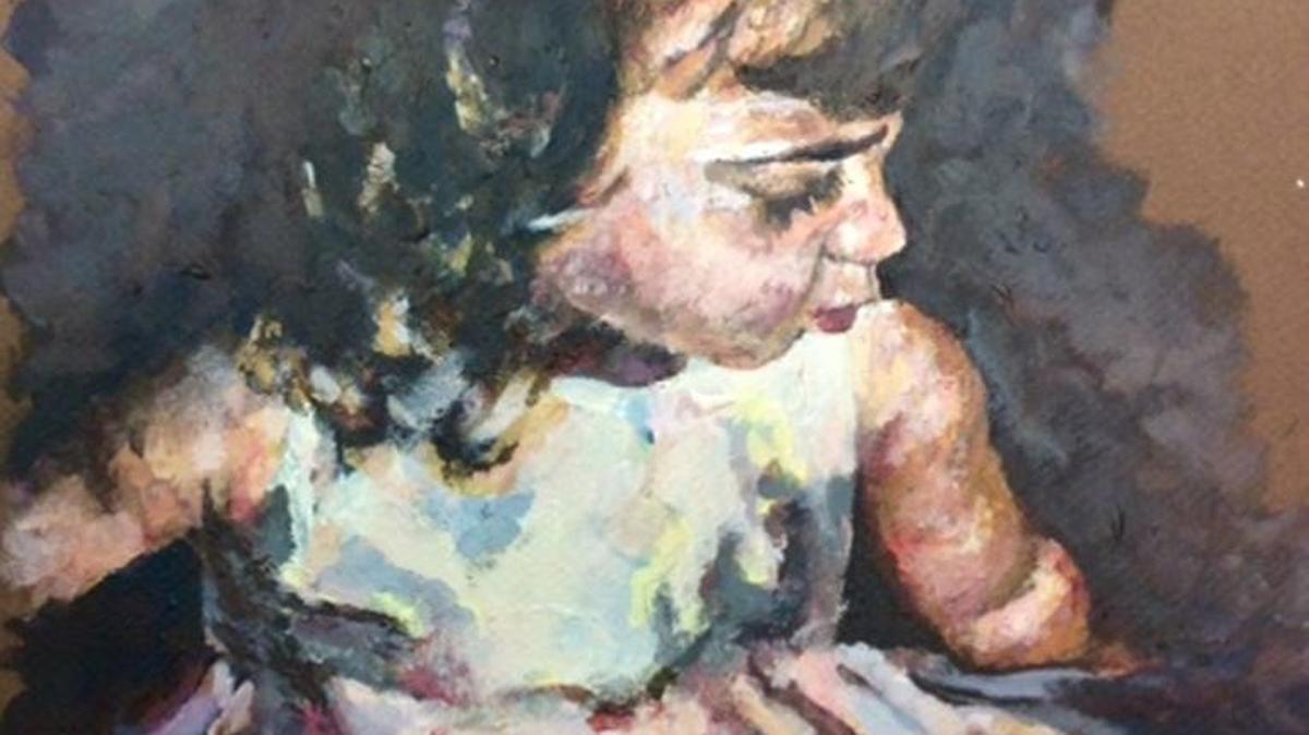 2016 Best of Show Winner - Catherine Sheehan, portrait, chalk pastel, 11th grade, Hilton Head Prep