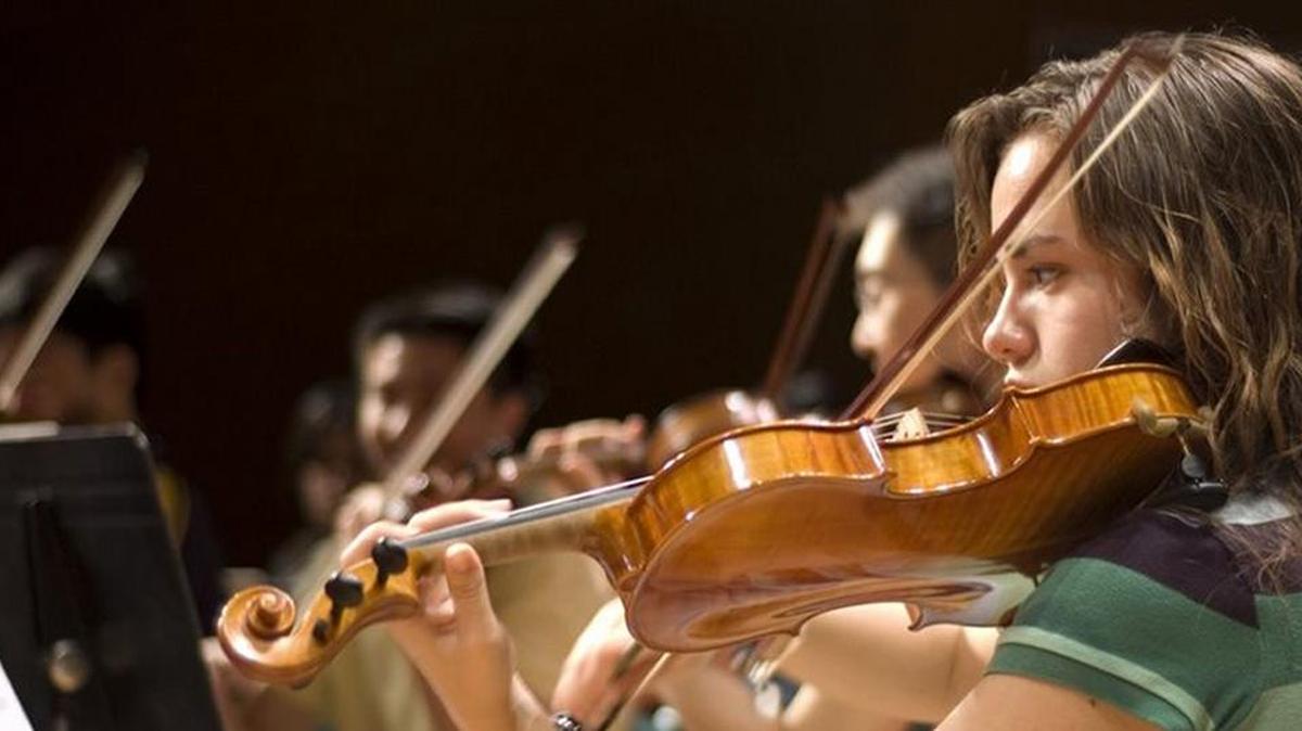 Members of the Duke Symphony Orchestra perform as part of a spring fundraising event for Beaufort Memorial Hospital.