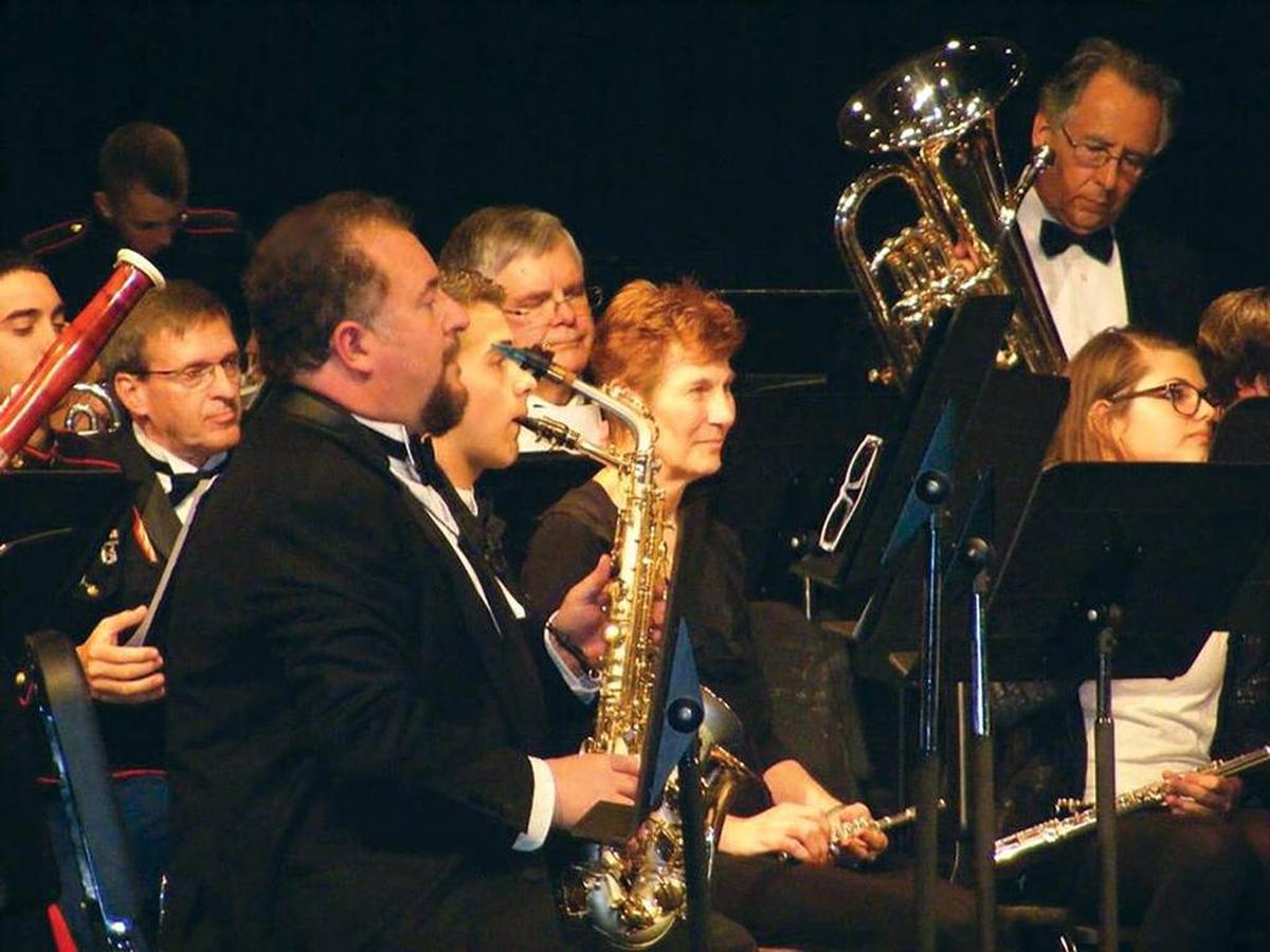 From Lowcountry Wind Symphony’s first concert on Lady’s Island in May 2015.