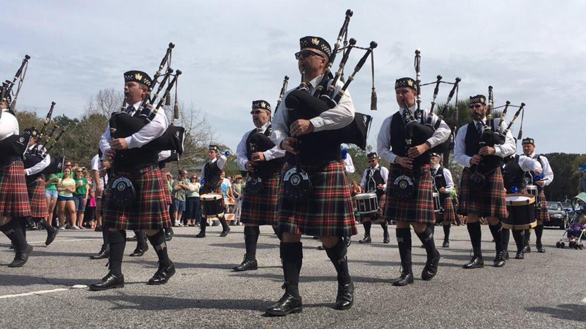 The Hilton Head Island St. Patrick's Day Parade kicks off on March 13, 2016.