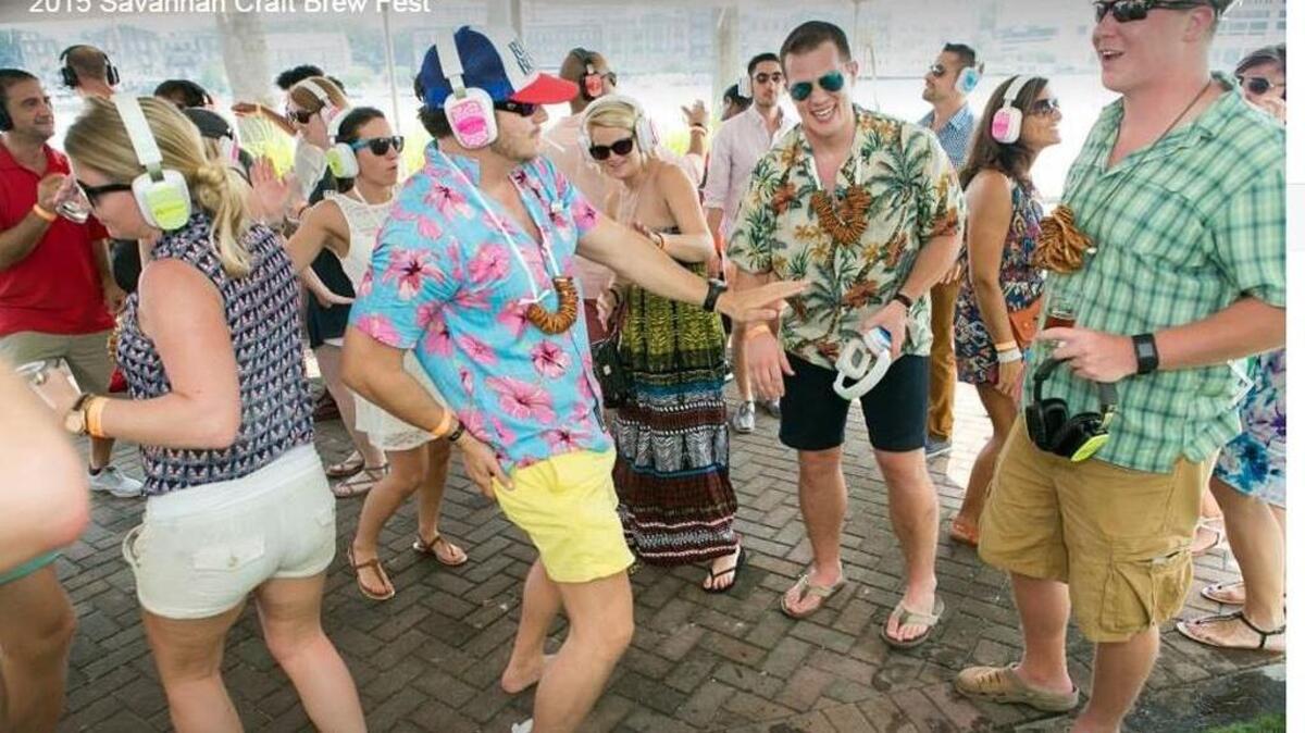 The Silent Disco Booth at the Savannah Craft Beer Festival is a must-do this weekend.