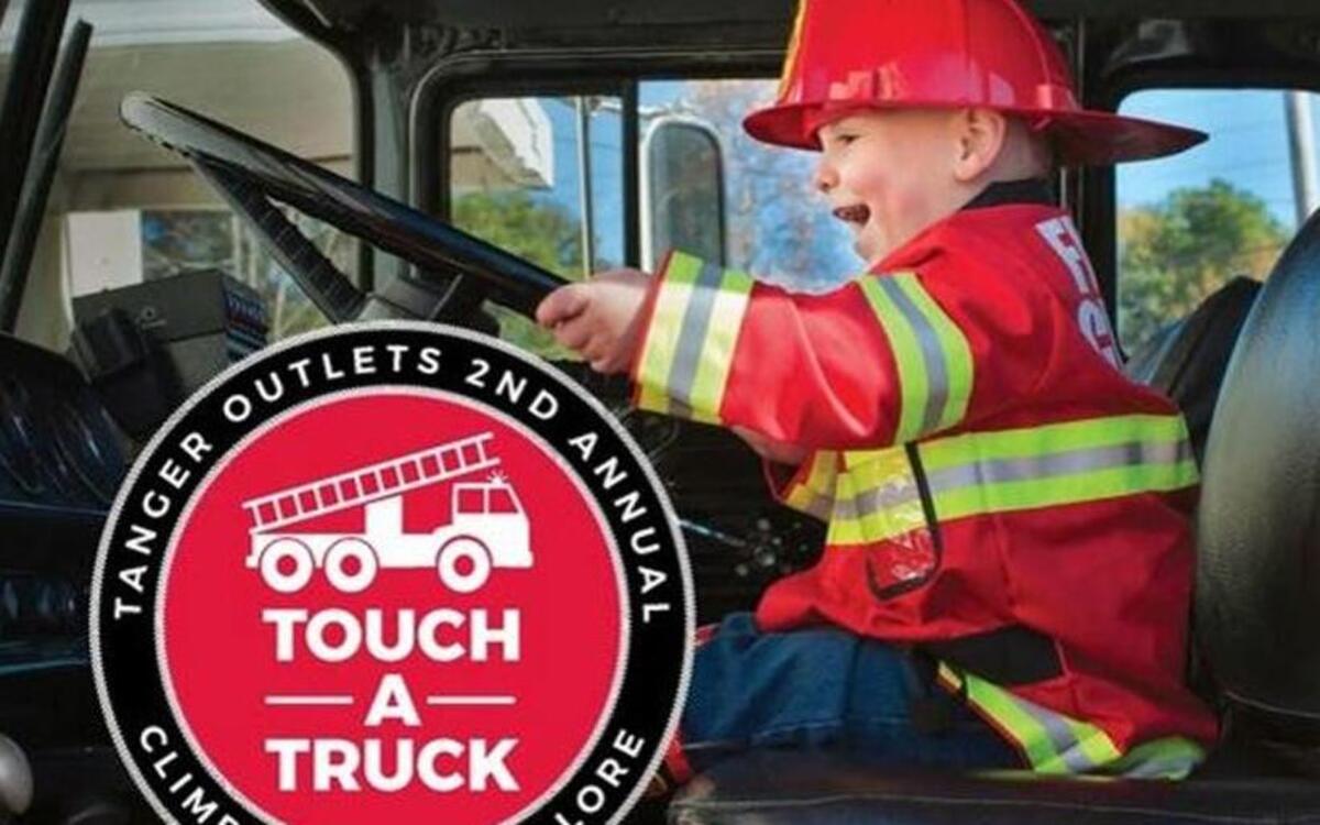 The annual Touch-A-Truck event will be held from 11 a.m. to 2 p.m. Saturday at Tanger Outlets 1.