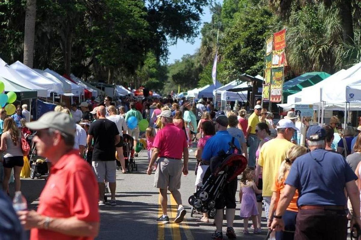 Mayfest is celebrated every year in downtown Bluffton.