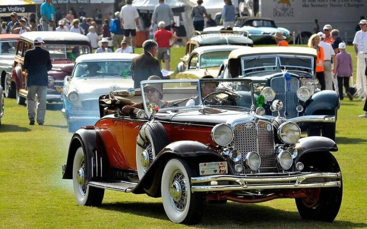 A 1931 Chrysler Imperial Roadster participated in the 2015 Hilton Head Island Motoring Festival & Concours d’Elegance car show on Hilton Head Island.