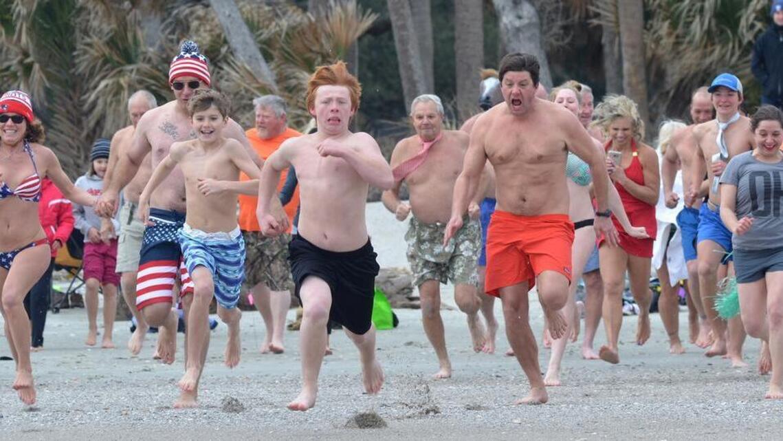 Start the year with 2 ocean plunges in Beaufort County on Saturday. Here are the details