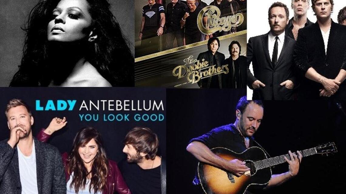 Lady Antebellum to Diana Ross: Some of music’s biggest names are a short road trip from the Lowcountry this summer