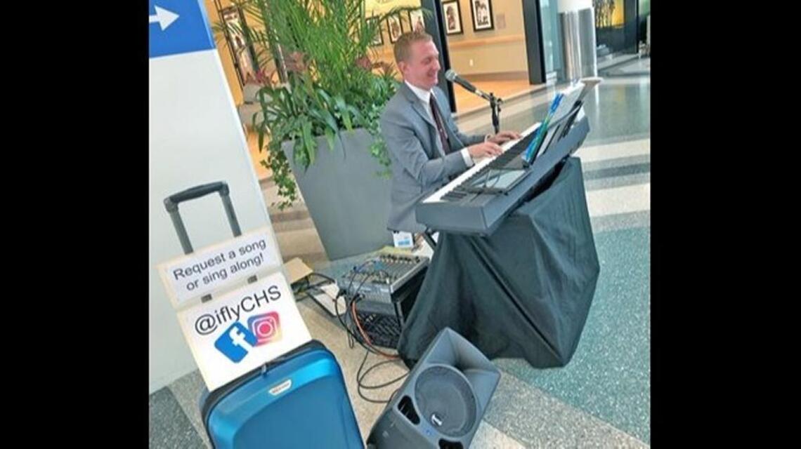 Flying out of Charleston this spring? You might catch one of these live performances