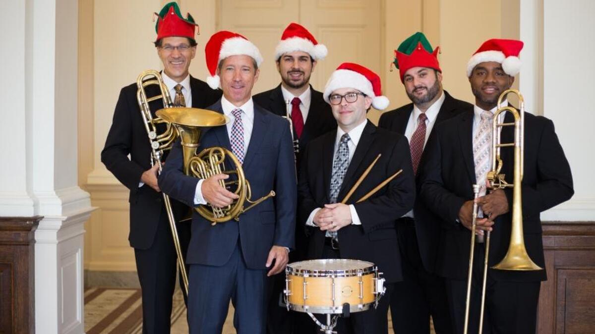 The Charleston Symphony Orchestra’s Holiday Brass Quintet will perform your favorite holiday songs and hymn sing-a-longs Dec. 6 in the Bluffton United Methodist Church.