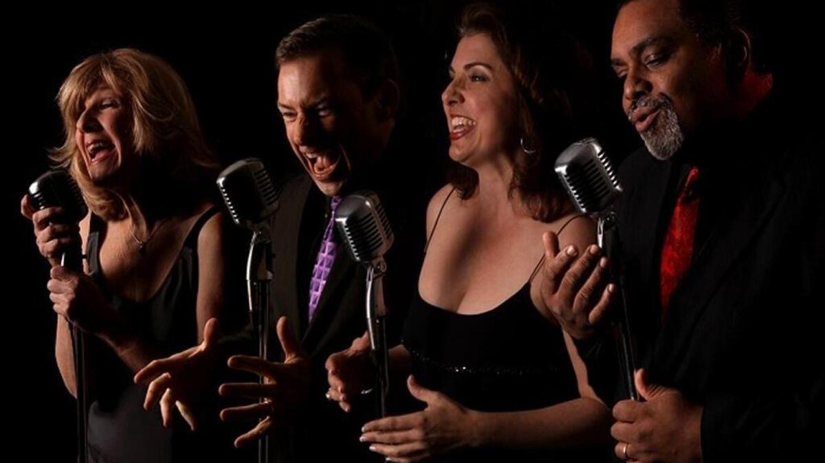 The Uptown Vocal Jazz Quartet plays The Jazz Corner this weekend.