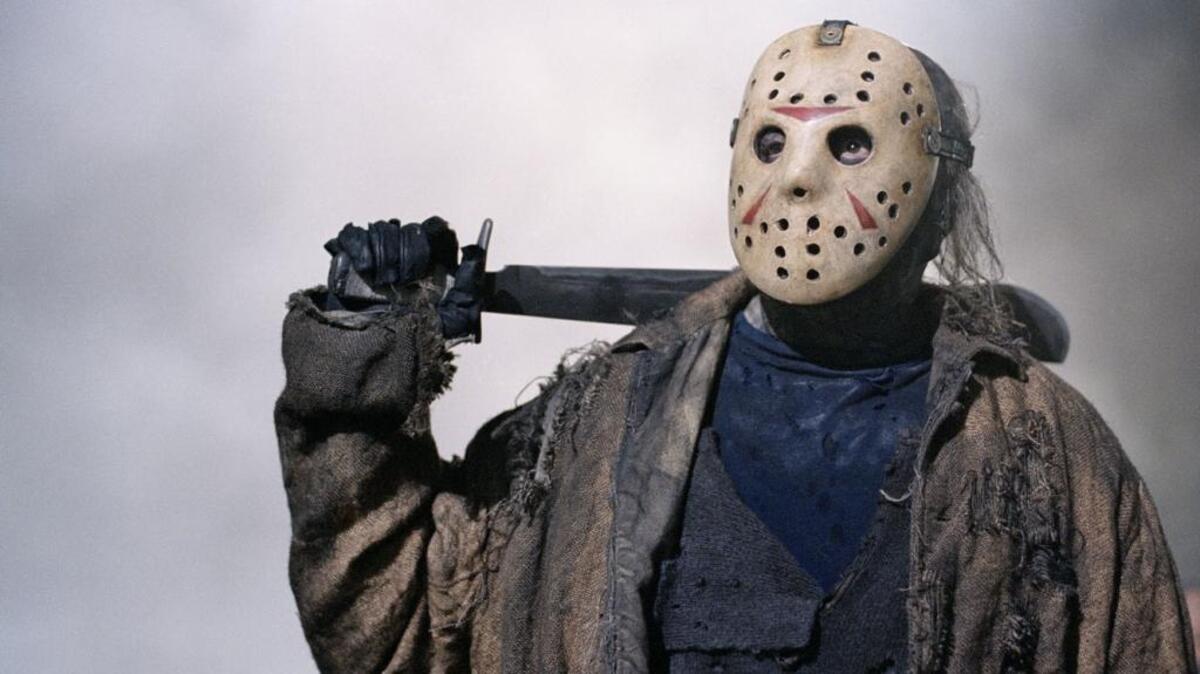 Jason Voorhees prepares for battle in “Freddy vs. Jason.”