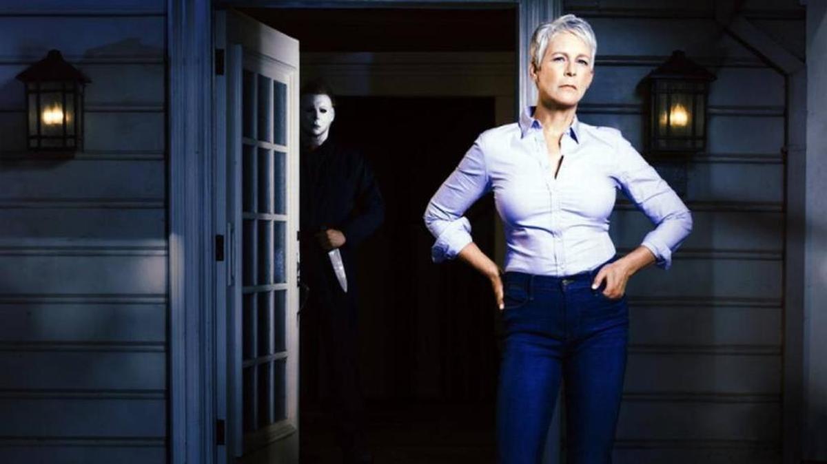 Jamie Lee Curtis stars as Laurie Strode in “Halloween.”