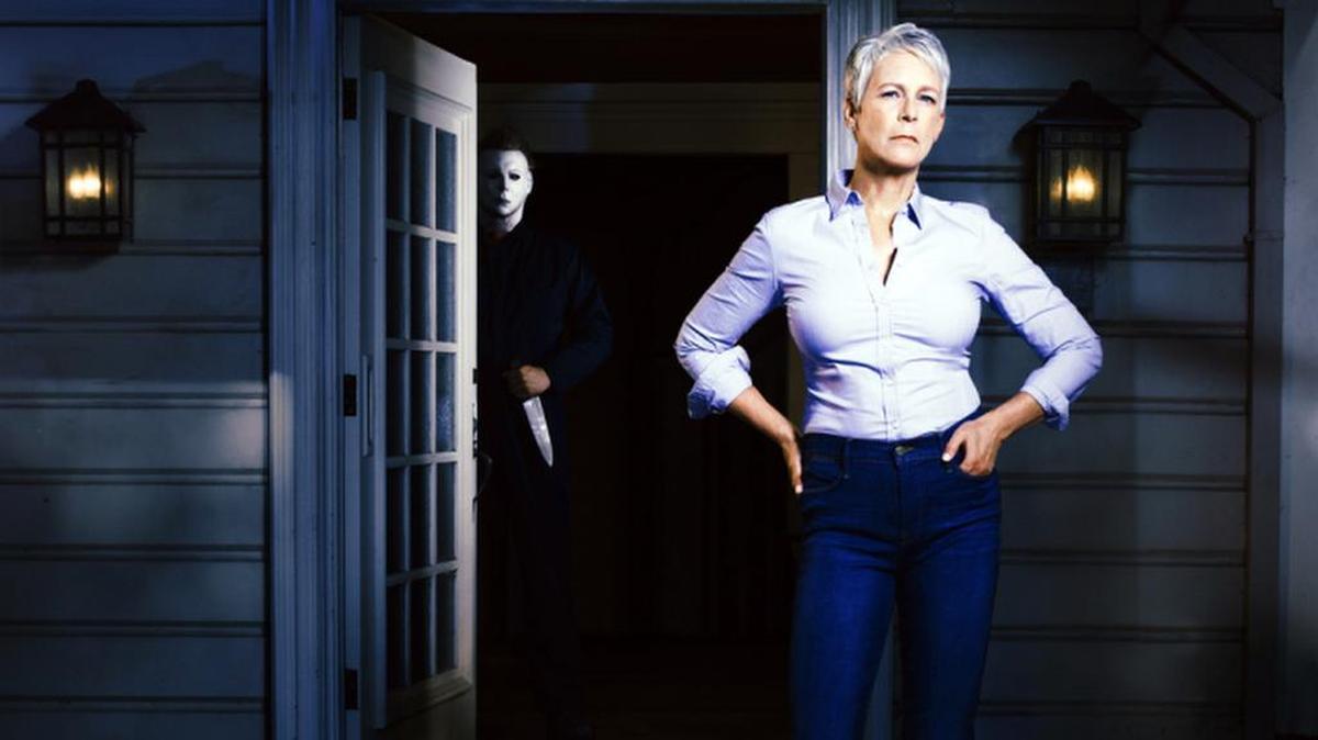 Jamie Lee Curtis stars as Laurie Strode in “Halloween.”