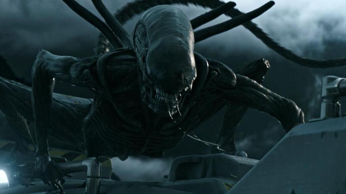 This image released by Twentieth Century Fox shows a scene from “Alien: Covenant.”
