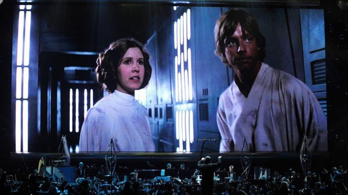 "“Star Wars” on the silver screen.