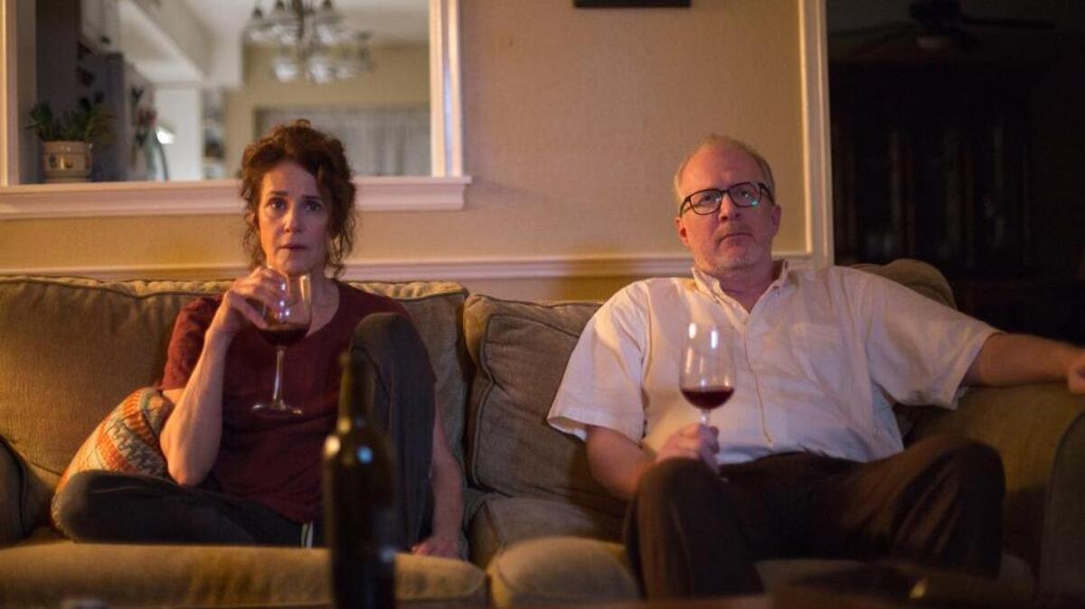 Debra Winger and Tracy Letts star in “The Lovers.”