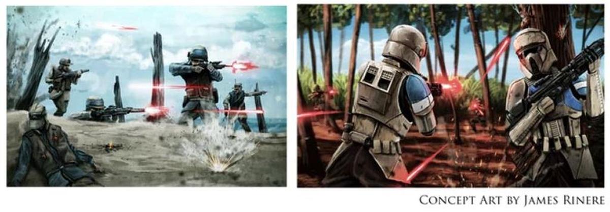 Concept art from “Odyssey: A Star Wars Story.”