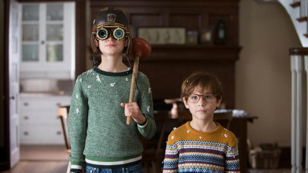 Jaeden Lieberher, left, and Jacob Tremblay star in a scene from “The Book of Henry.”