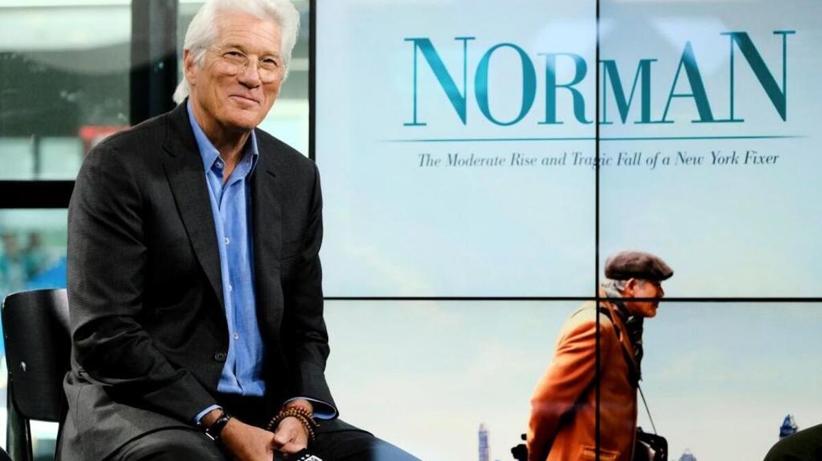 Actor Richard Gere participates in the BUILD Speaker Series to discuss the film “Norman” at AOL Studios on April 13 in New York.