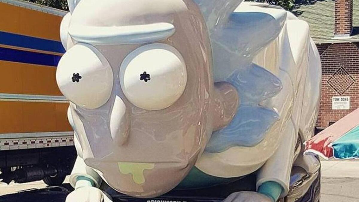 The “Rickmobile” makes a stop in Reno, Nev.