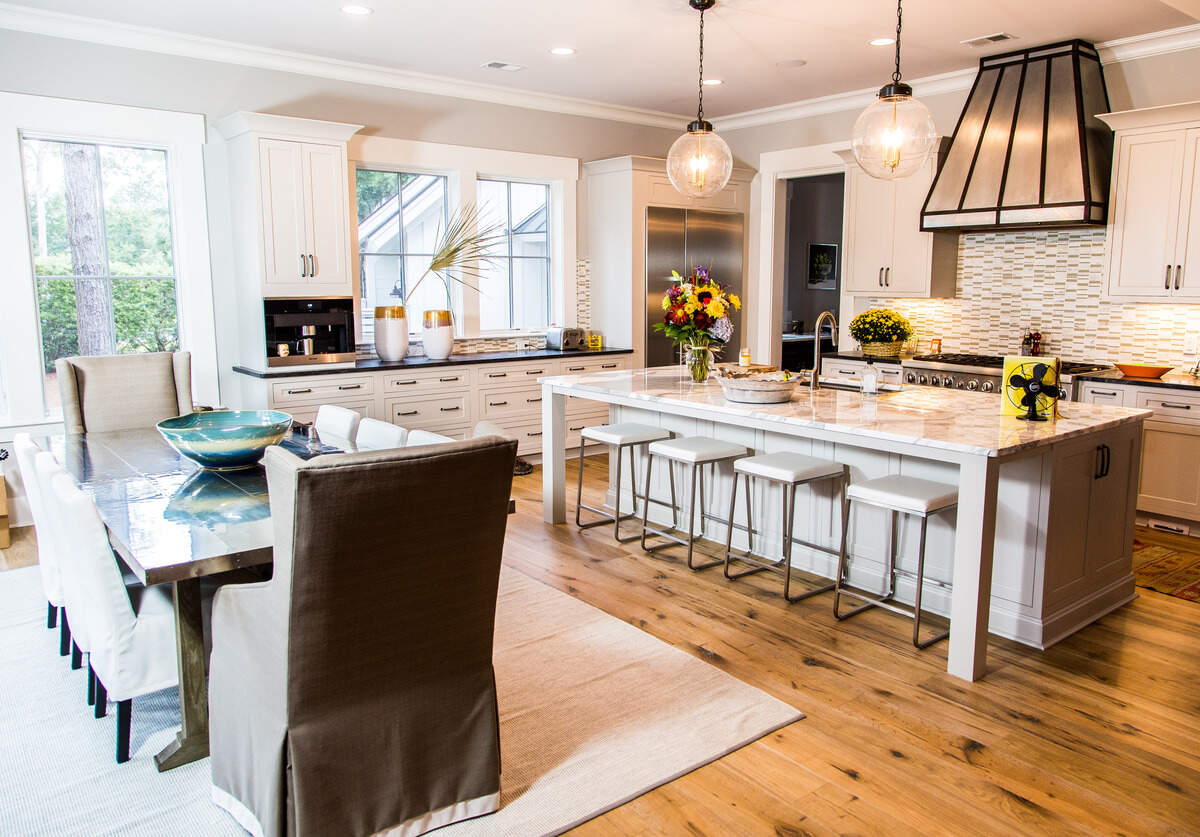 Lyle Construction received the LightHouse Award for Best Kitchen and Best Overall in a custom home, category 8.