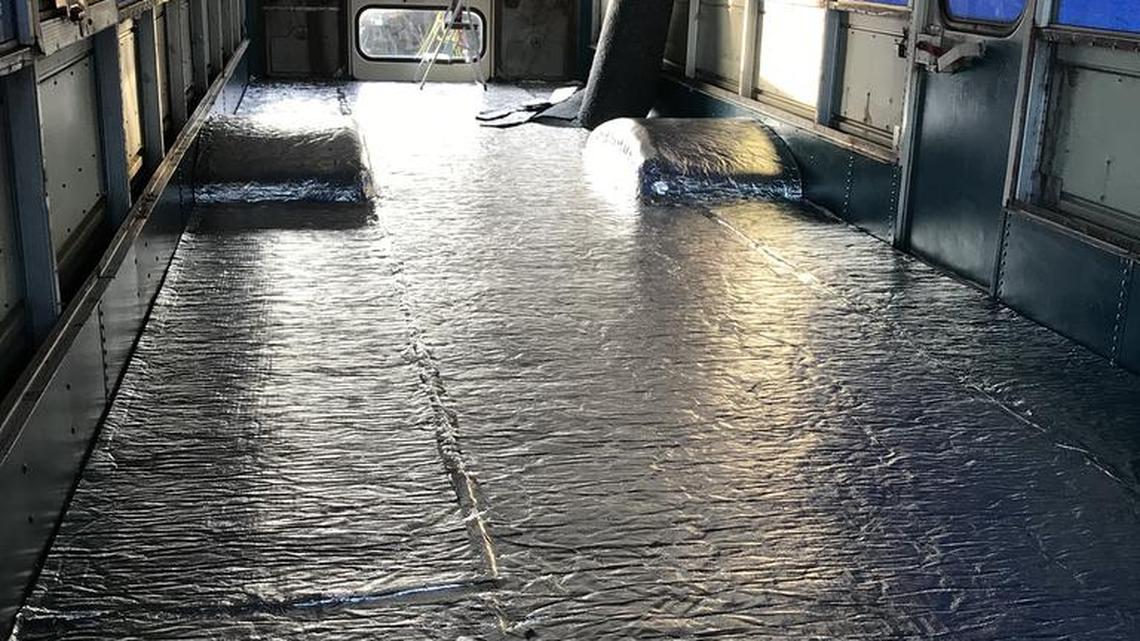 Floor insulation: Well, that was easy