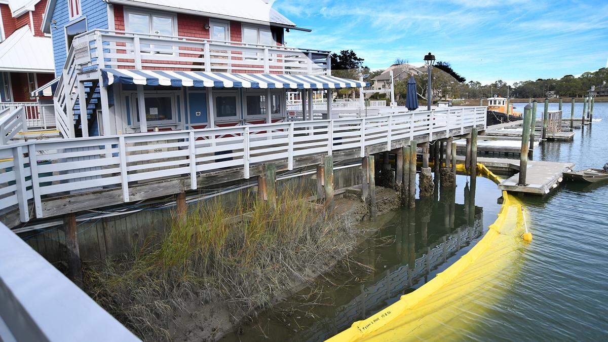 The Salty Dog Cafe and surrounding businesses are scheduled to be demolished on 1/16/2025. Crews have been working readying the facility removal as fans and locals come by to say goodbye to one of Hilton Head Island’s most popular location for dining, drinking and shopping.
