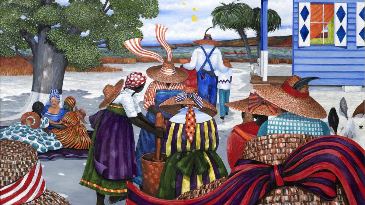 “Communal,” by Jonathan Green is used with special permission to promote the “Black Carolinians Speak: Portraits of a Pandemic” portal.