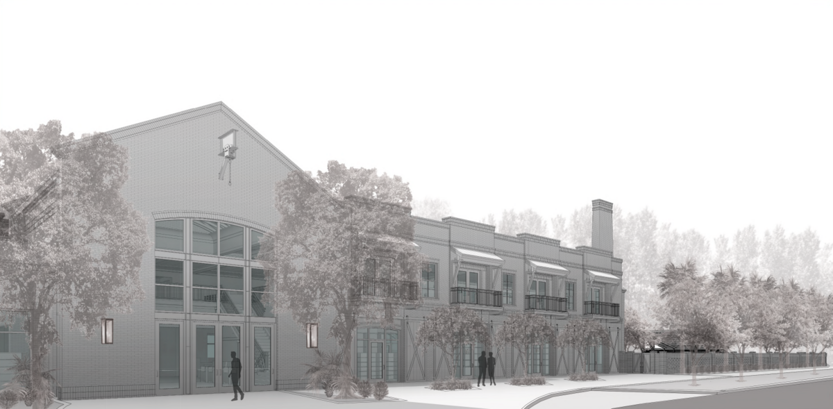 Conceptual imagery of the proposed River Dog Brewery