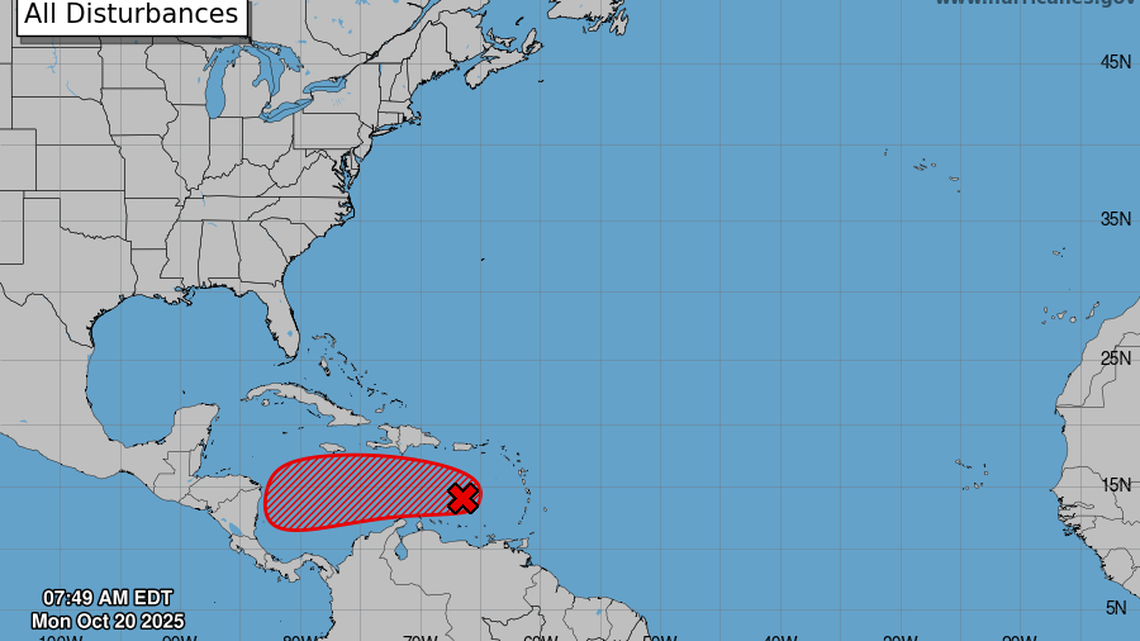 Forecasters watching a Caribbean tropical storm. What does it mean for Hilton Head?