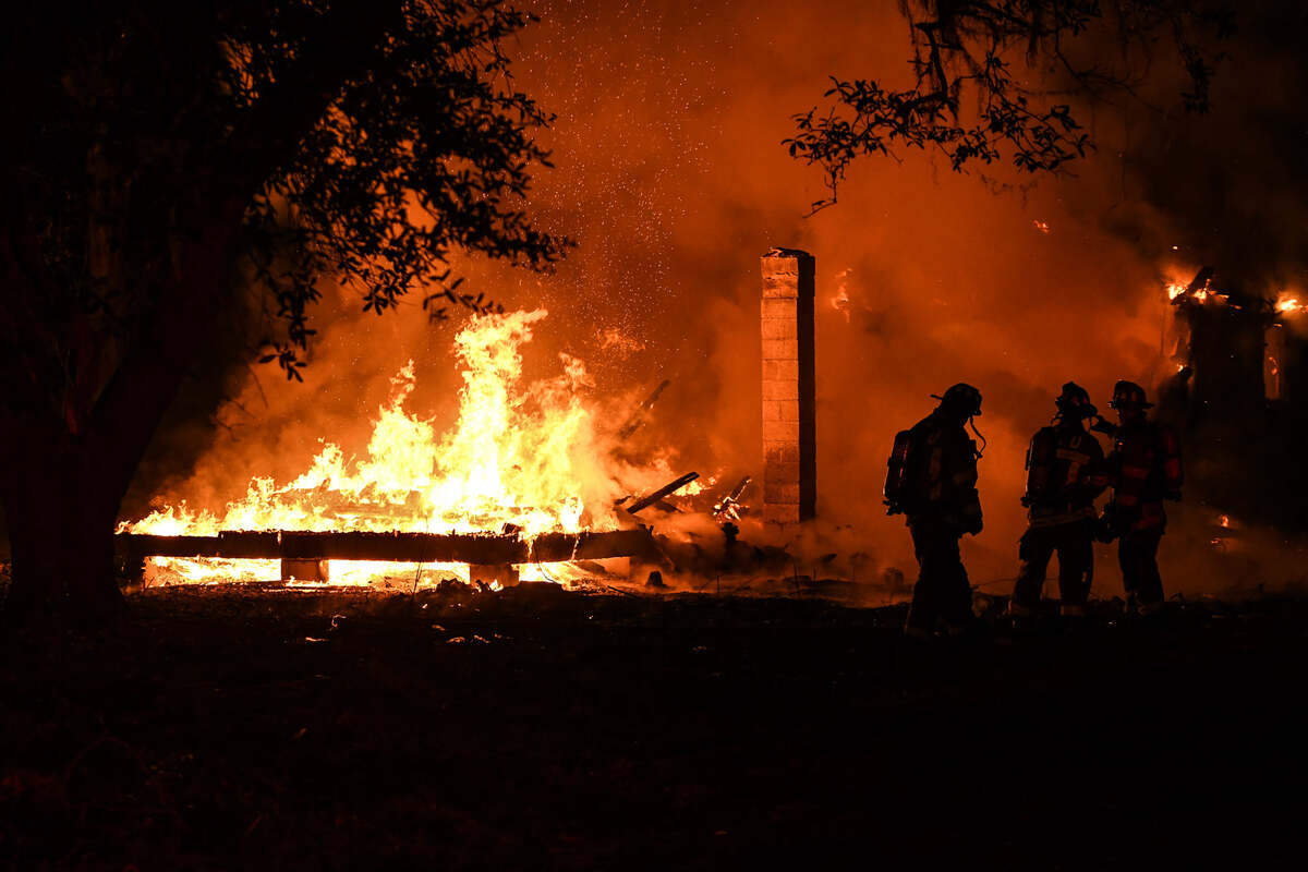 The Bluffton Township Fire District responded to a fire at a vacant home on Goethe Road on Wednesday, Feb. 25, 2021.