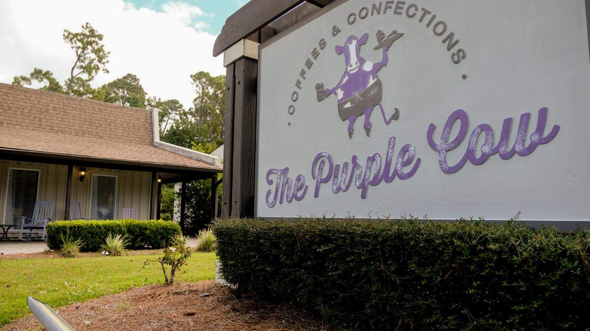 The Purple Cow along Palmetto Bay Road on Hilton Head Island