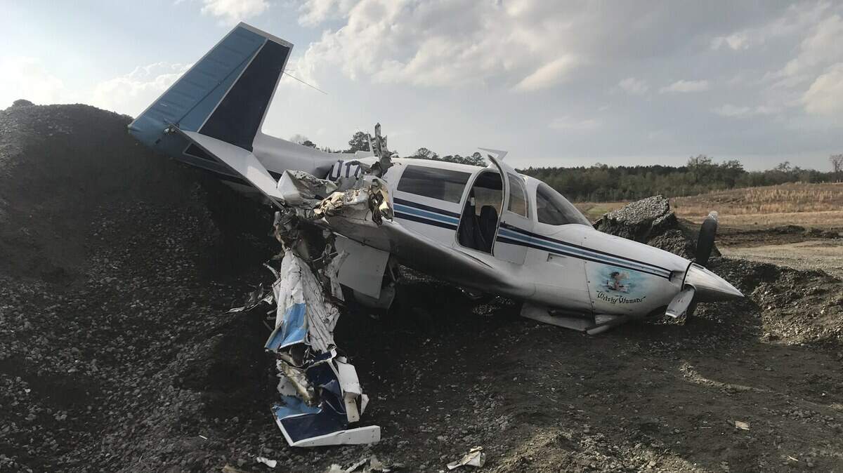 A plane crashed at the Ridgeland Airport on Friday, according to a Ridgeland Fire Department news release.