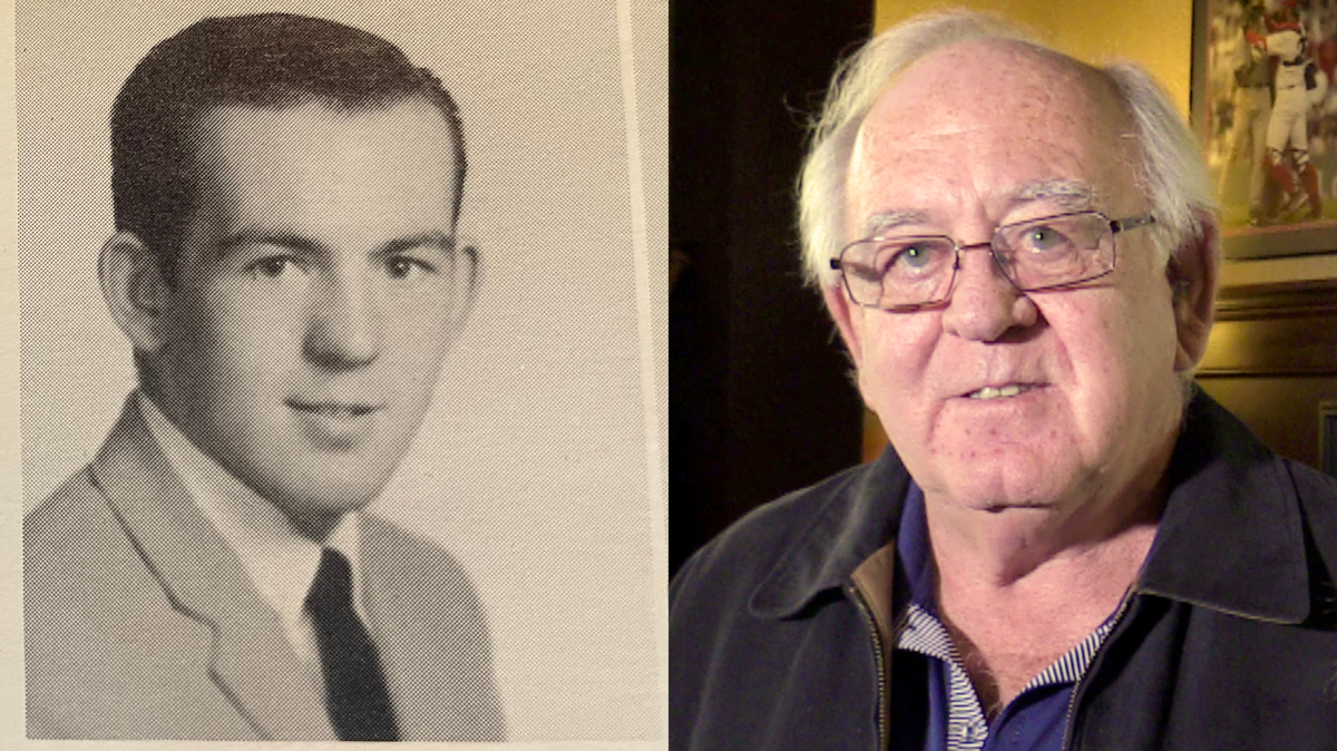 Hilton Head icon and face of Coastal Restaurants and Bars Tom Reilley passed away this month. A father to seven children and a second father to many more, Tom had a knack for making customers feel like family. Left: Yearbook photo of Tom, circa 1965. Right: File photo of Tom, photographed by Josh Mitelman on Feb. 9, 2016. 