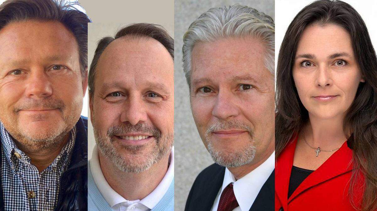 Randy Boehme, Mark Lawson, Mike Raymond and Laura Sterling