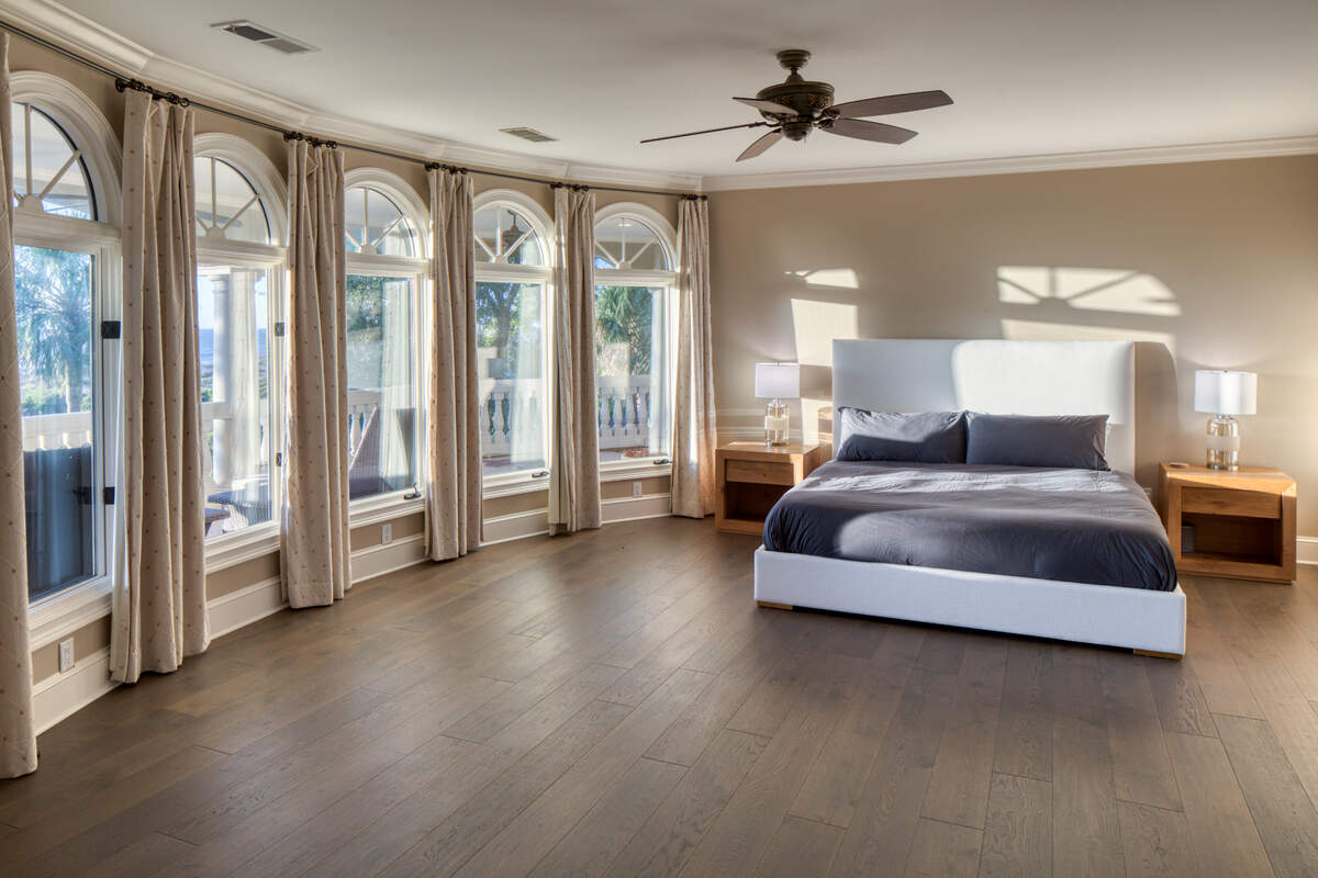 A view of the second floor owner’s suite found at 38 Ensis Road on Hilton Head Island, SC.