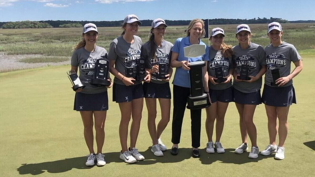 Xavier won the Big East women’s golf championship Sunday at Callawassie Golf Club on April 21, 2019.