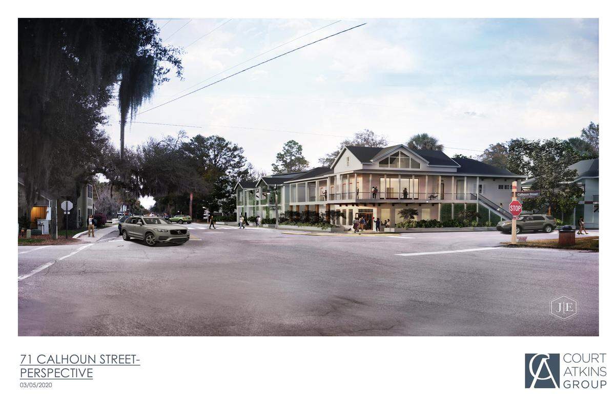 Plans for buildings at 71 Calhoun Street.