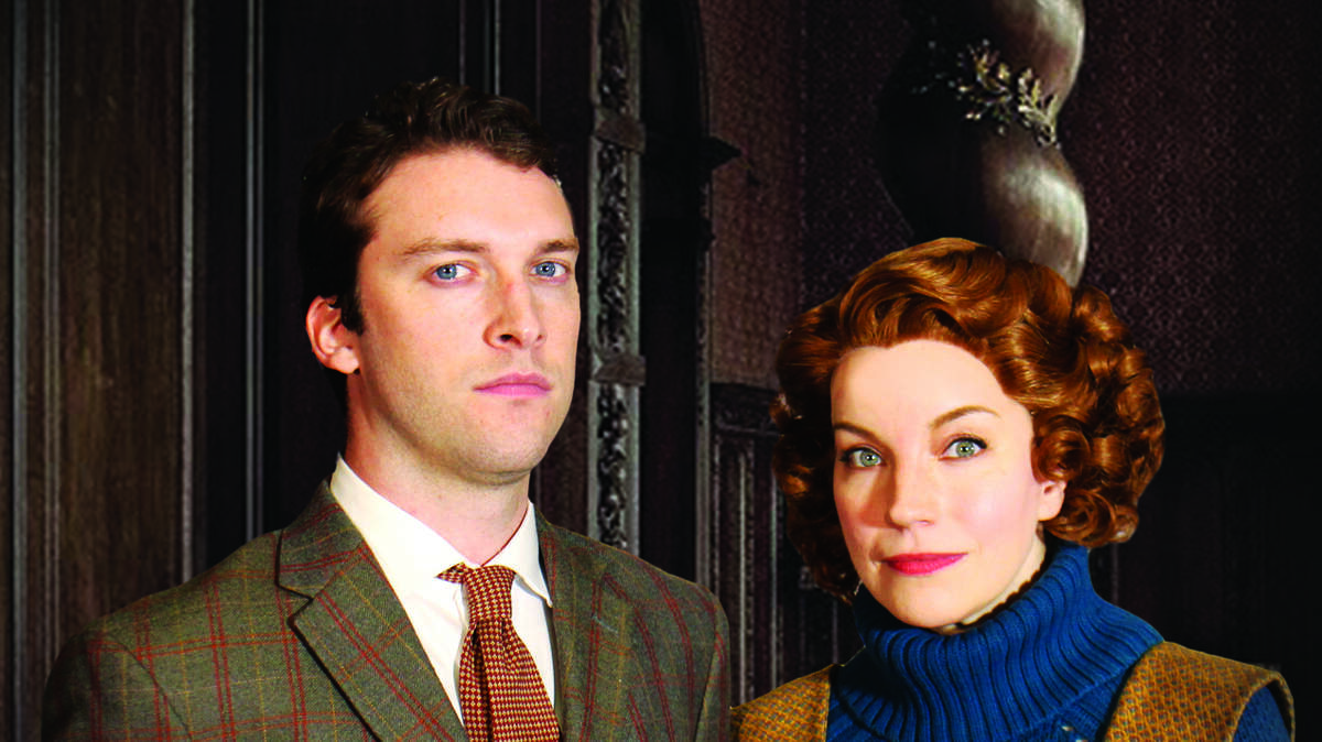Ben Wiliamson and Elizabeth Diane Wells in The Mousetrap.