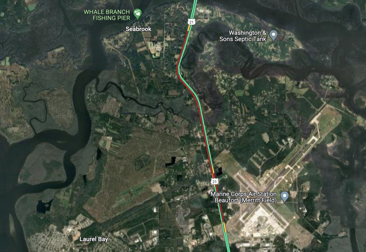 A Monday morning house fire off U.S. 21 brought significant delays to Monday morning commutes in Beaufort County as emergency services closed portions of the highway.