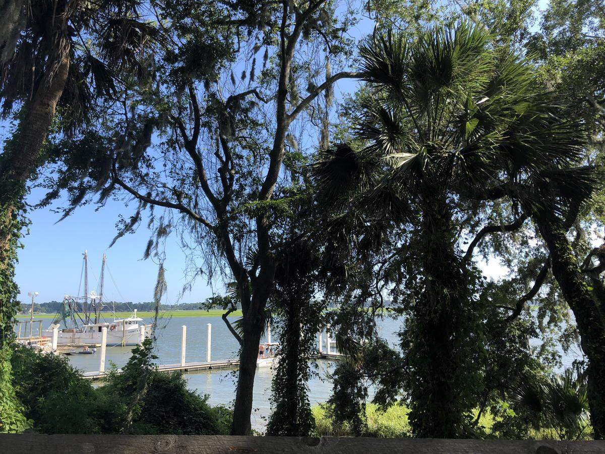 The view from Old Oyster Factory Park in Bluffton.