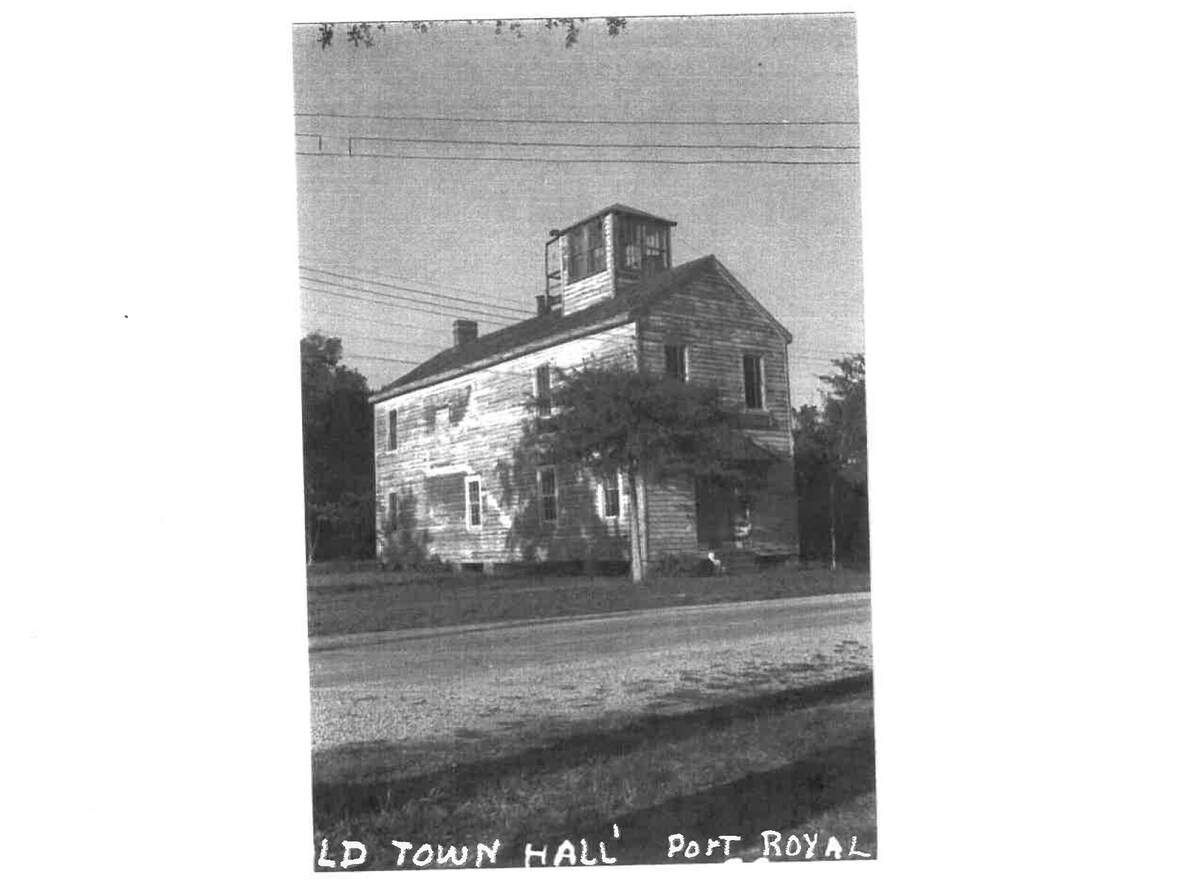 An undated photo of Carpenter’s Hall that shows the observatory that was built on top to watch for enemy aircraft after the 1942 attack on Pearl Harbor.