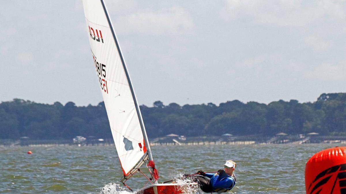 Arabella Duer of Beaufort is one of five local kids who are headed to the “Laser 4.7” championships in Volos, Greece, where there will be competitors from six continents and more than 50 nations. The Laser, a single-handed dinghy is lightweight and easy to maneuver.