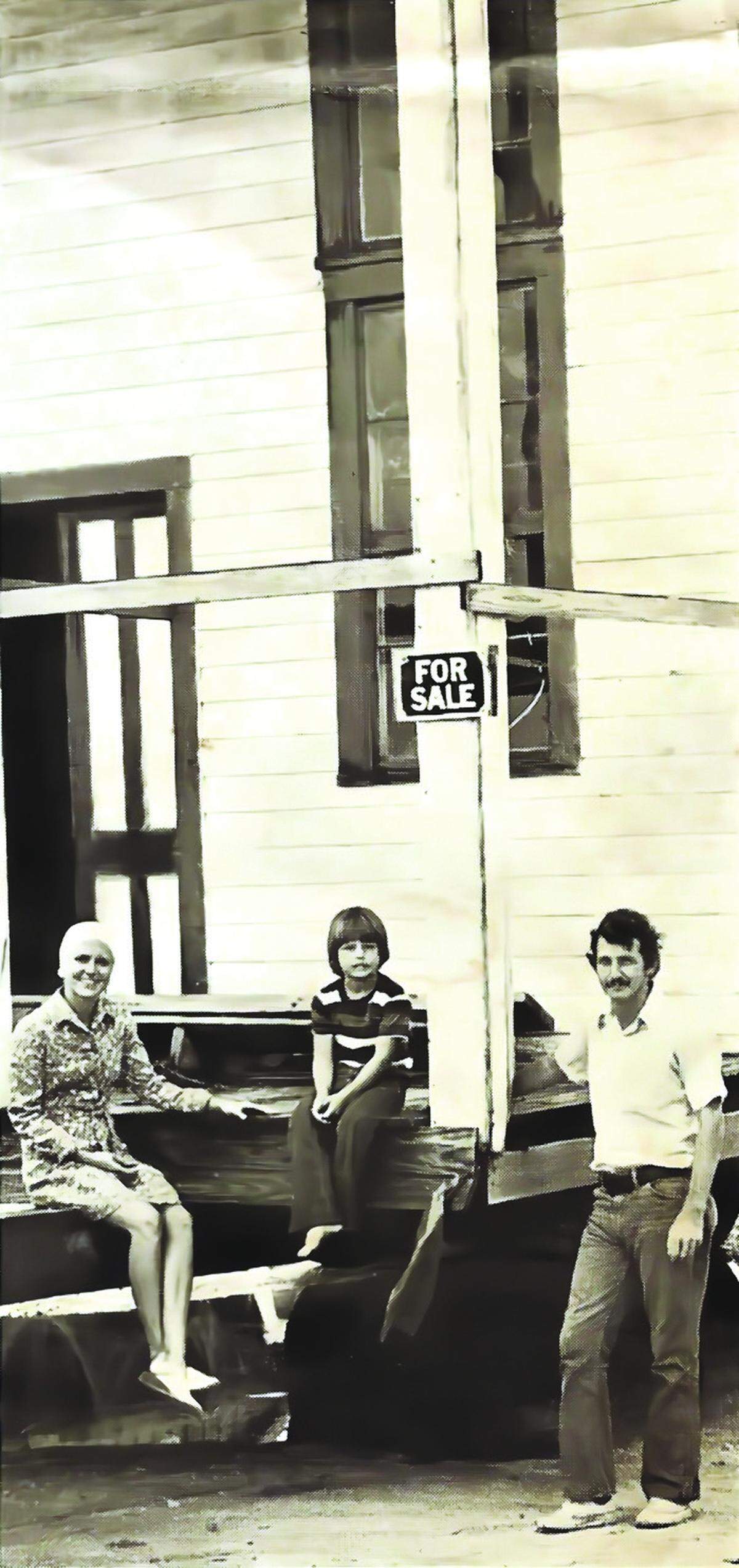 Ruthie Edwards (left), Berry Edwards (right), and four-year-old Lee Edwards (Center) outside of the Old Bethlehem Church, which had been moved by barge its original location just outside of Ridgeland to its current location in Hilton Head. Once home to The Greenery’s office, the building is now part of the company’s Garden Center and Gift Shop.