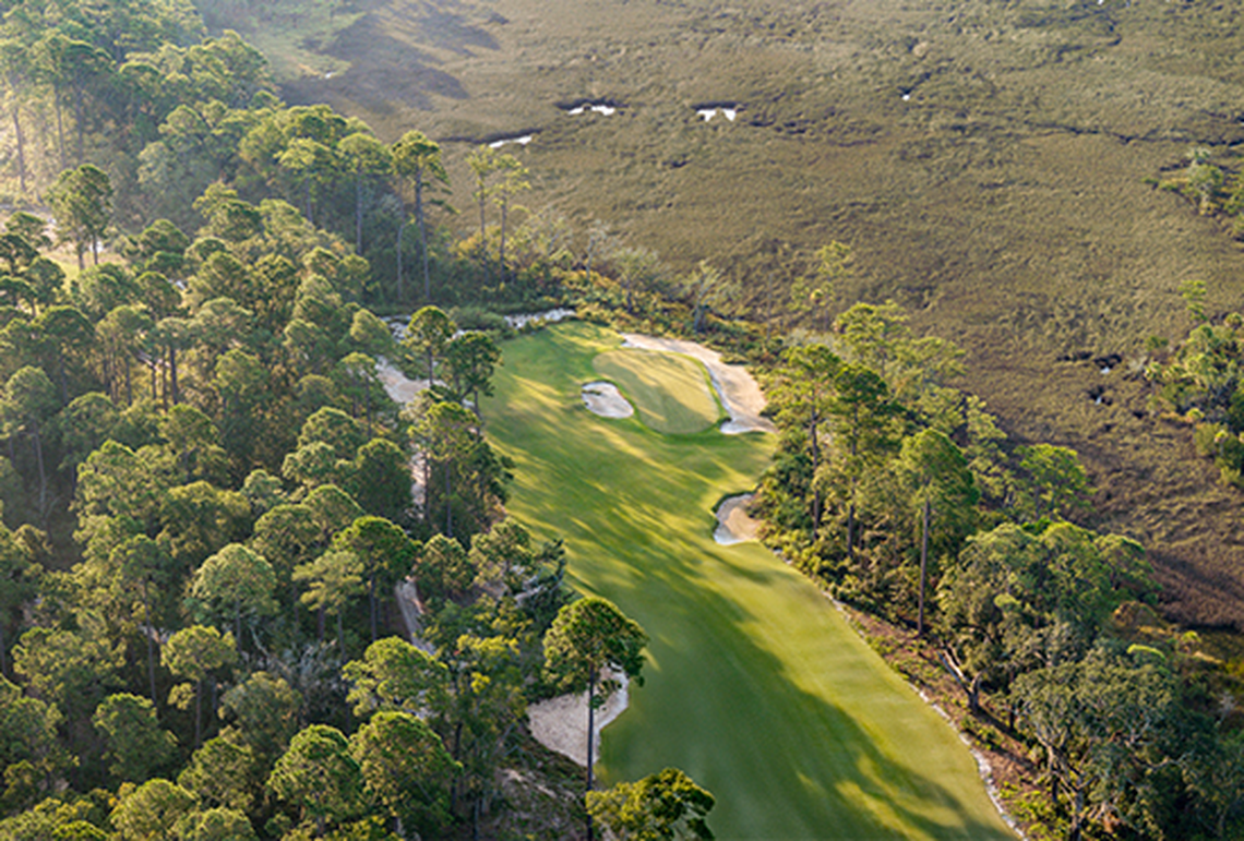 The newest golf course for Palmetto Bluff was designed to blend in with its surroundings.