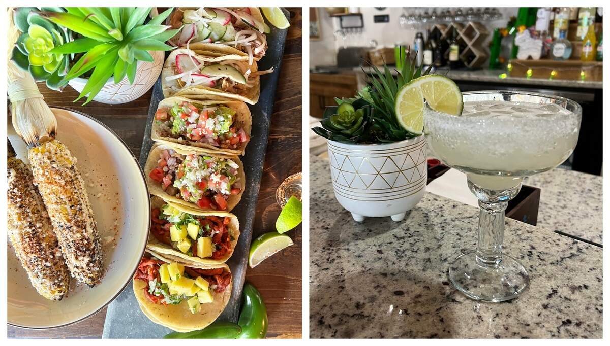 Steet corn, tacos and margaritas are popular picks from the menu at Cactus Street Cantina on Hilton Head.