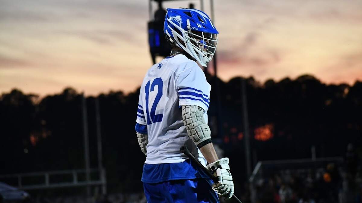 May River’s Ashton Stevenson scored the game-winning goal against AC Flora to send the Sharks to the Class 4A boys lacrosse championship game.