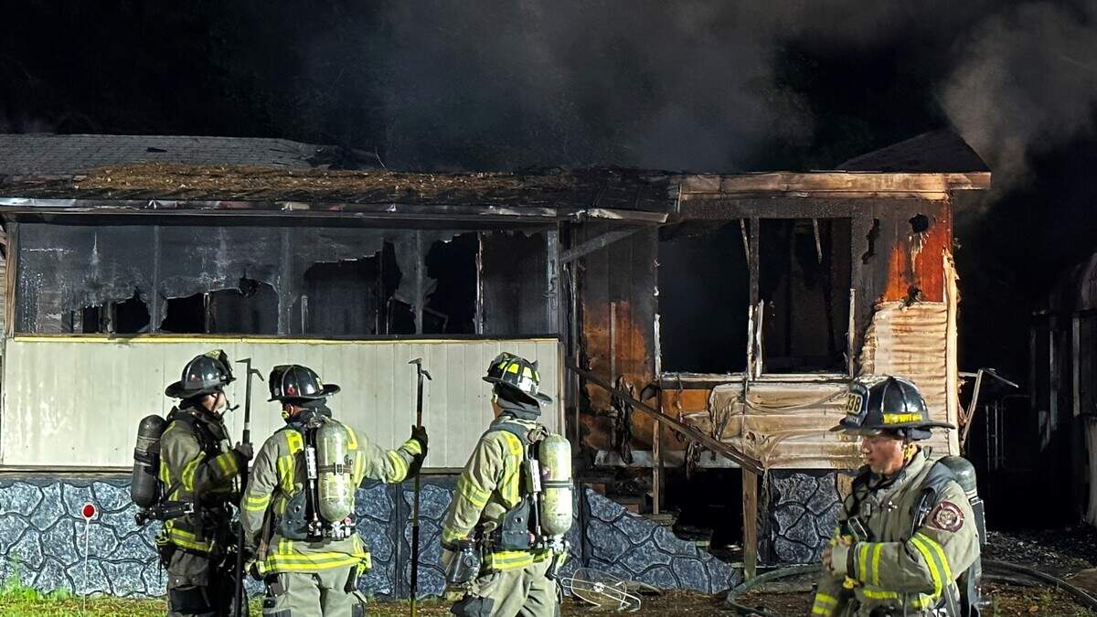 The fire at 150 Cherry Point Road